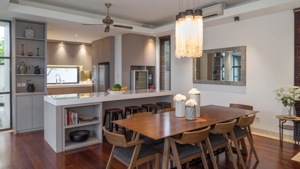 Kitchen Set Bali Villa Adenium Dining Area